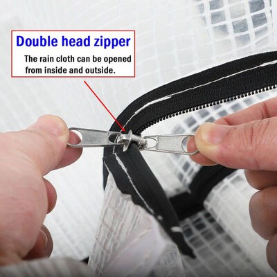 Thickness 0.3mm Tarpaulin Greenhouse Plant Canopy Garden Bui