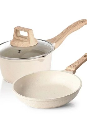 Non-Stick Frying Pan Maifan Stone Kitchen Soup Pot Milk Pan