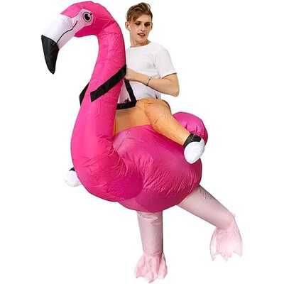 Flamingo Inflatable Costume Christms Mascot  Costume For Wom