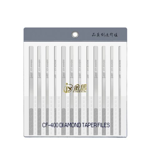 金信金刚石锉刀细目模具抛光CF-0合金挫刀小型打磨工具装超细