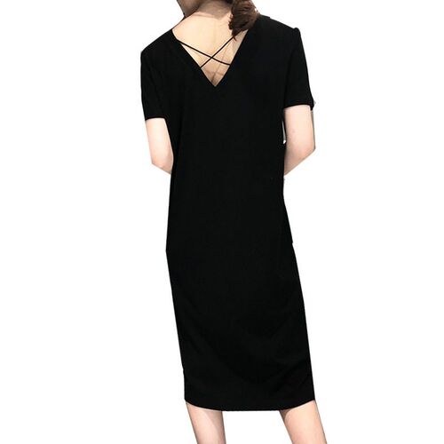 Chubby Sister Belly Covering Large Size Dress Summer New Sty