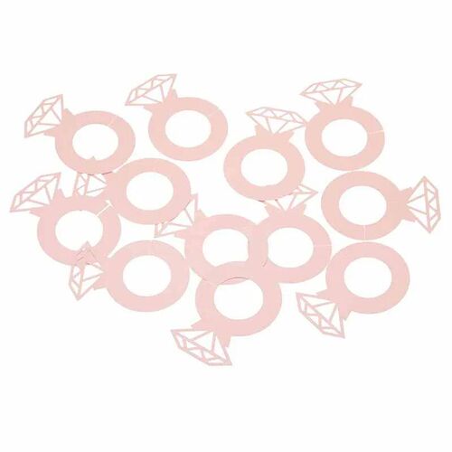 12pcs Ring Confetti Wedding Bachelorette Party Decor Diamond