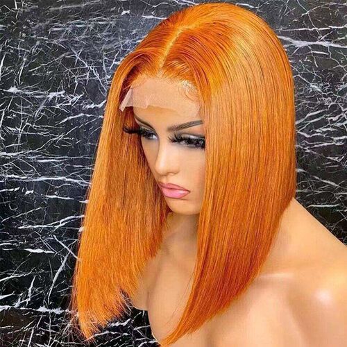 brazilian human hair wigs Bob Lace wig short wig真人发头套