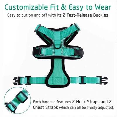 Cat Harness and Leash for Walking,Escape Proof Soft Adjustab