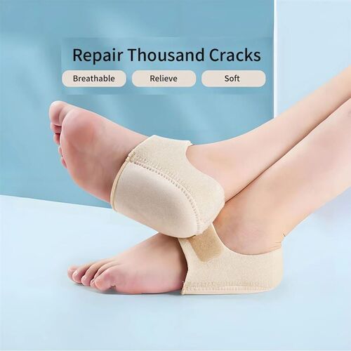 1 Pair Silicone Heel Pads, Shock Absorption, Relieving Leg P