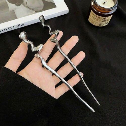 Geometry Metal Hair Stick Hair Fork Hair Chopsticks Chinese