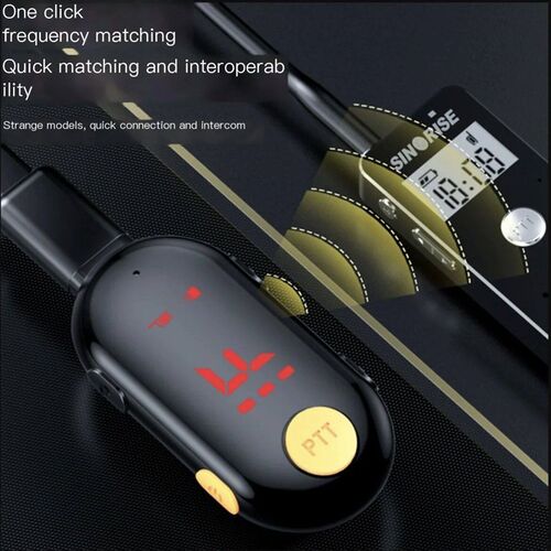 Sinorise SR-610 Mini Wireless Ear-hook Walkie-Talkie Earphon