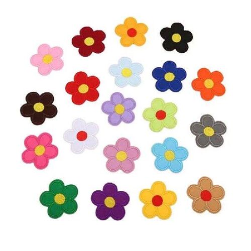 Flower Embroidery Patches Sunflower Embroidered Patches