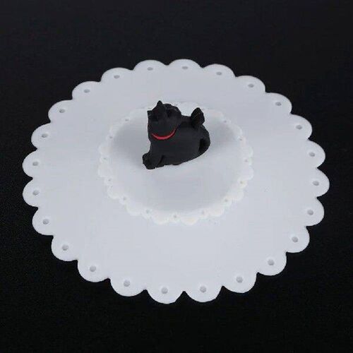 Cute Cat Food Grade Silicone Cup Cover Leakproof Mug Cover