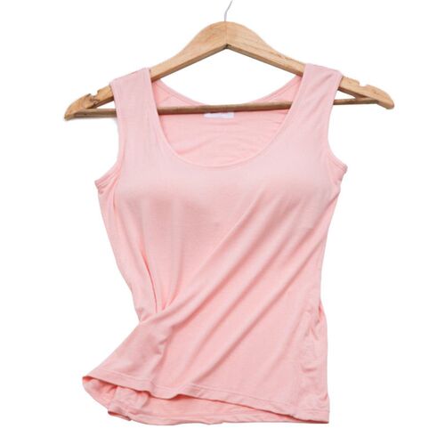 Modal vest without steel ring with self-contained breast pad