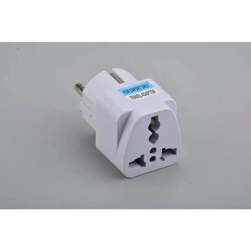 Universal EU Plug Grey Adapter International UK US To Euro K