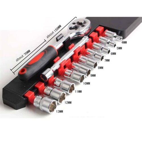 12 Pcs Set Wrench Socket Set Motorcycle Bicycle Repairing To