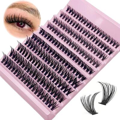 Individual Lashes 8-16mm 200pcs Cluster Lashes Natural Look