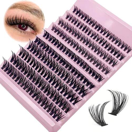 Individual Lashes 8-16mm 200pcs Cluster Lashes Natural Look