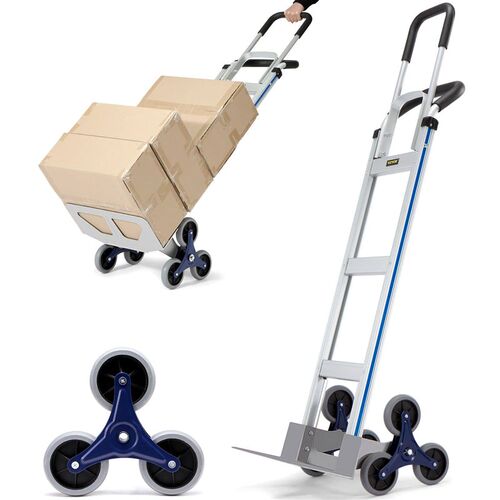 SucceBuy 550/375/220lbs Stair Climbing Cart Folding Trolley