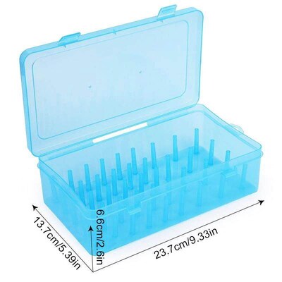 42 Axis Sewing Threads Box Bobb Storage Case Transparent Nee