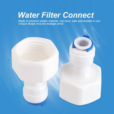 6Pcs Fitting Connector for Aquarium RO Water Filter Reverse