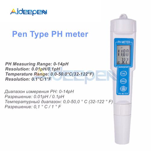 Professional PH Meter Water Quality Tester PH Tester Tempera