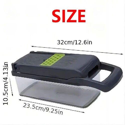 Vegetable Chopper Slicer 16-in-1 with Spice Chopper Set 7