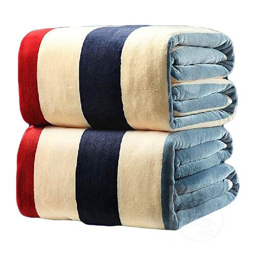 -Blanket flannel autumn winter warm bed sheet coral velvet a