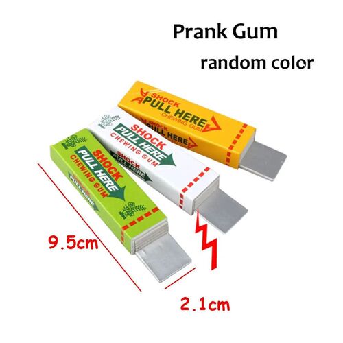 Electric Shock Joke Chewing Gum Pull Head Shocking Toy Gift