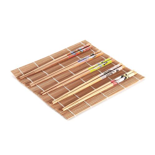 /set Bamboo Sushi Making Kit Family Office Party Homemade Su