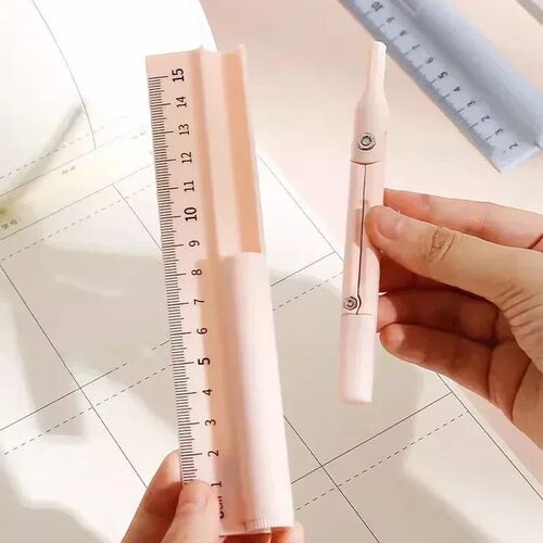 3 in 1 Compass Geometry Set with Ruler Pencil Kawaii Multifu