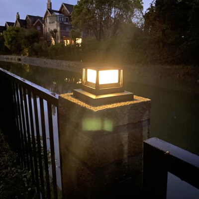 Solar Light Outdoor Waterproof Solar Post Light Villa Column