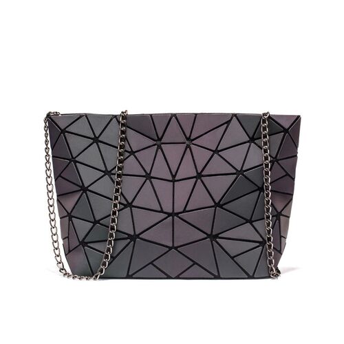 2022 Fashion Women Evening Bag Geometric Luminous Envelope W