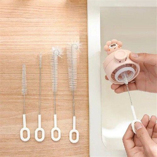 Straw Cleaning Brush 5 PCS/Set Bottle Nipple Brushes Spiral