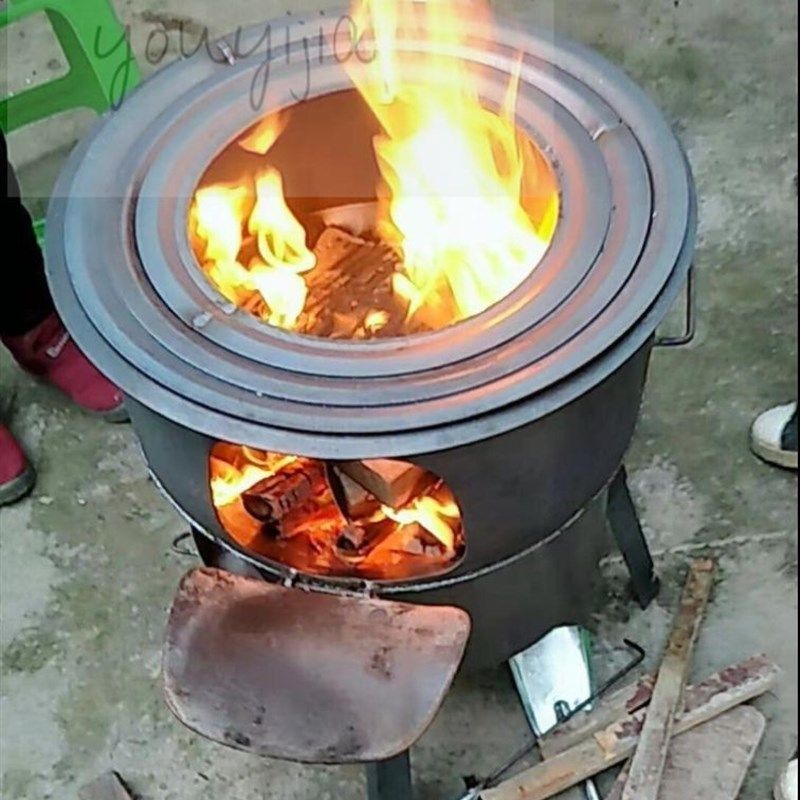 柴火灶台多功能铸铁炉灶老式炉具大锅台铁炉子地锅便携式柴火炉