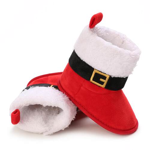 2022 Christmas Newborn Baby Shoes Boys Girls Toddler First W