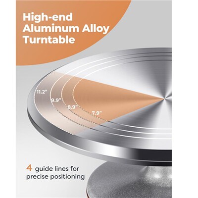 Aluminium Cake Turntable Set Baking Tools Cake Decorating