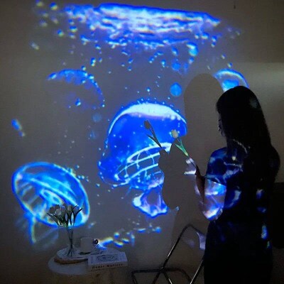 Atmosphere Projection Lamp with Light Sheets Sunset Tulip Pr