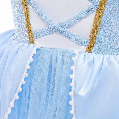 Princess Fancy Cinderella Dress Up Halloween Costume Pumpkin