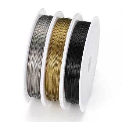 7-35 Meter/roll Stainless Steel Wire 0.3/0.45/0.5/0.6mm Tige