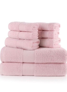 8 Pieces Cotton Bath Towel Set Bath Hand Towels Washcloths