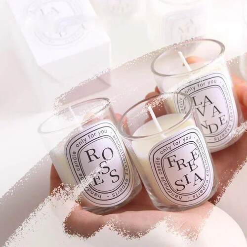 Romantic Transparent Scented Fragrance Candle Light Gift Sce