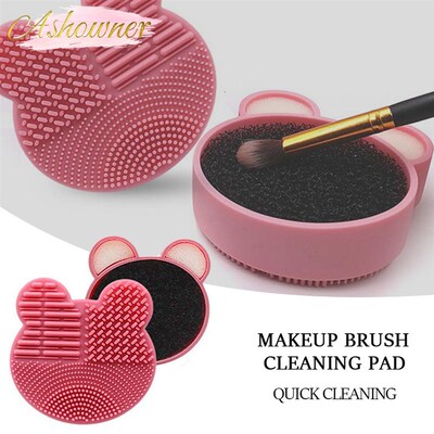 1/3pc Make Up Brush Cleaner Pad Washing Brush Pad Cleaning M