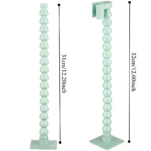 2 Pcs Flexible Multifunctional Wall Rack Wall-mounted Roll