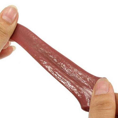 Halloween Harmless Realistic Fake Tongue Magic Trick Joke