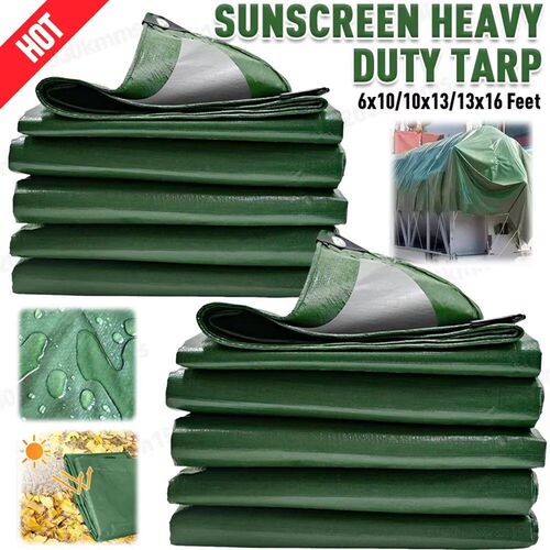 Big Tarpaulin Heavy Duty 3mx4m/2m 4mx5m Tarp Rain ver Multi-