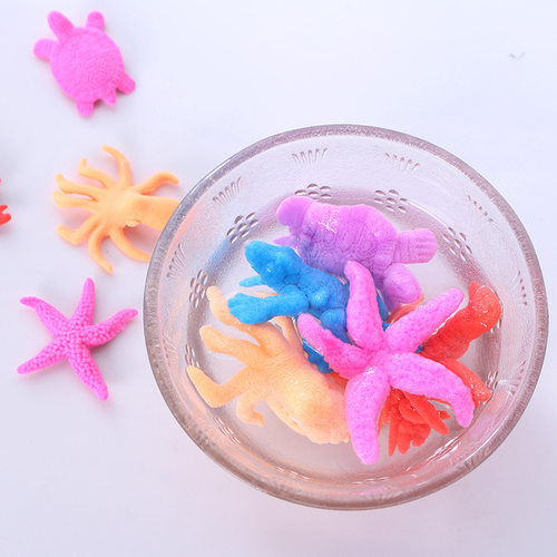 100Pcs/50Pcs Water Growing Toys Ocean Forest Animals Magic E