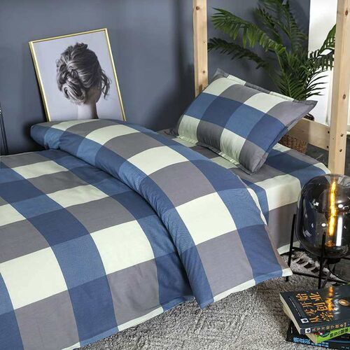 Thickened Dormitory Three-piece Single Bedding Cotton Twill