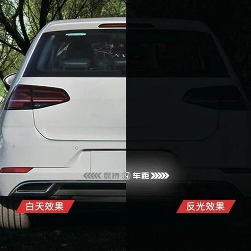 Keep Car Distance Sticker - High Reflective Warning for Tail