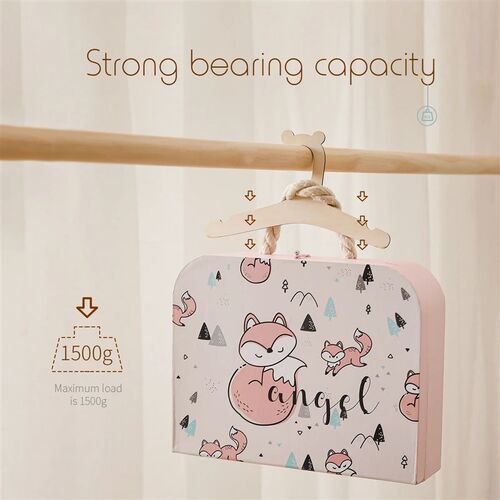 10pcs Baby Wooden Clothes Hanger DIY Creative Room Decoratio