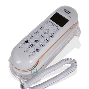 兴顺高科B309来电显示电话机小分机底座发光灯时尚可爱壁挂式挂墙