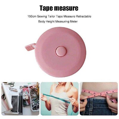 1.5M Mini Telescopic Roulette Tape Measure DIY Handicraft