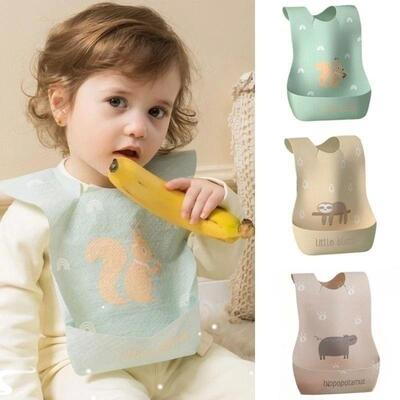 20 Pcs Waterproof Adjustable Food Feeding Supply Baby Bib Se