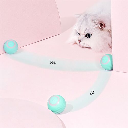 Electric Cat Ball Toys Automatic Rolling Smart Cat Toys Inte